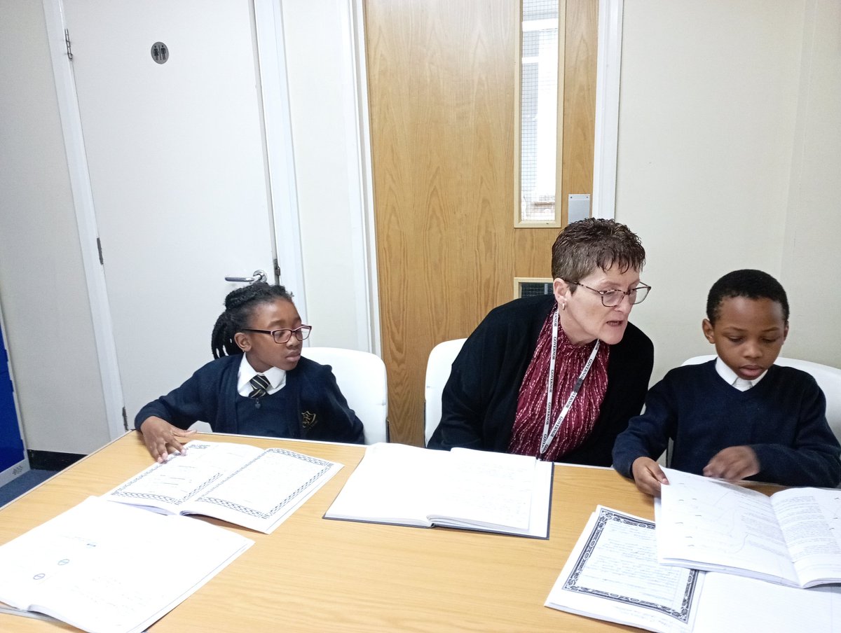 Three of our Governors met with some of our children to talk about their wonderful work in English.