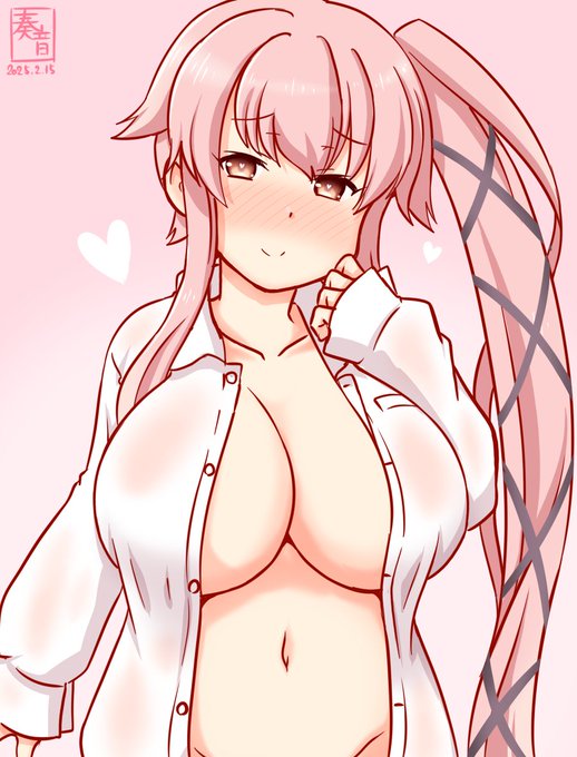 「はい、由良はここに。お部屋にいます。提督さん♡」

#艦これ版真剣お絵描き60分一本勝負_20250215
#由良 