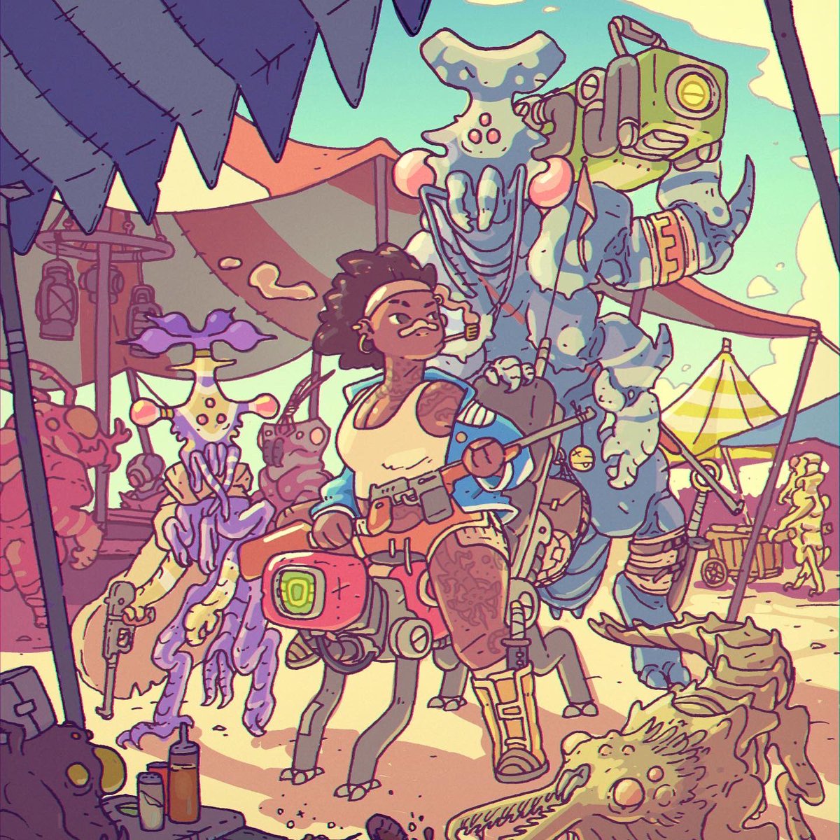 thegnarlyghost's tweet image. Market