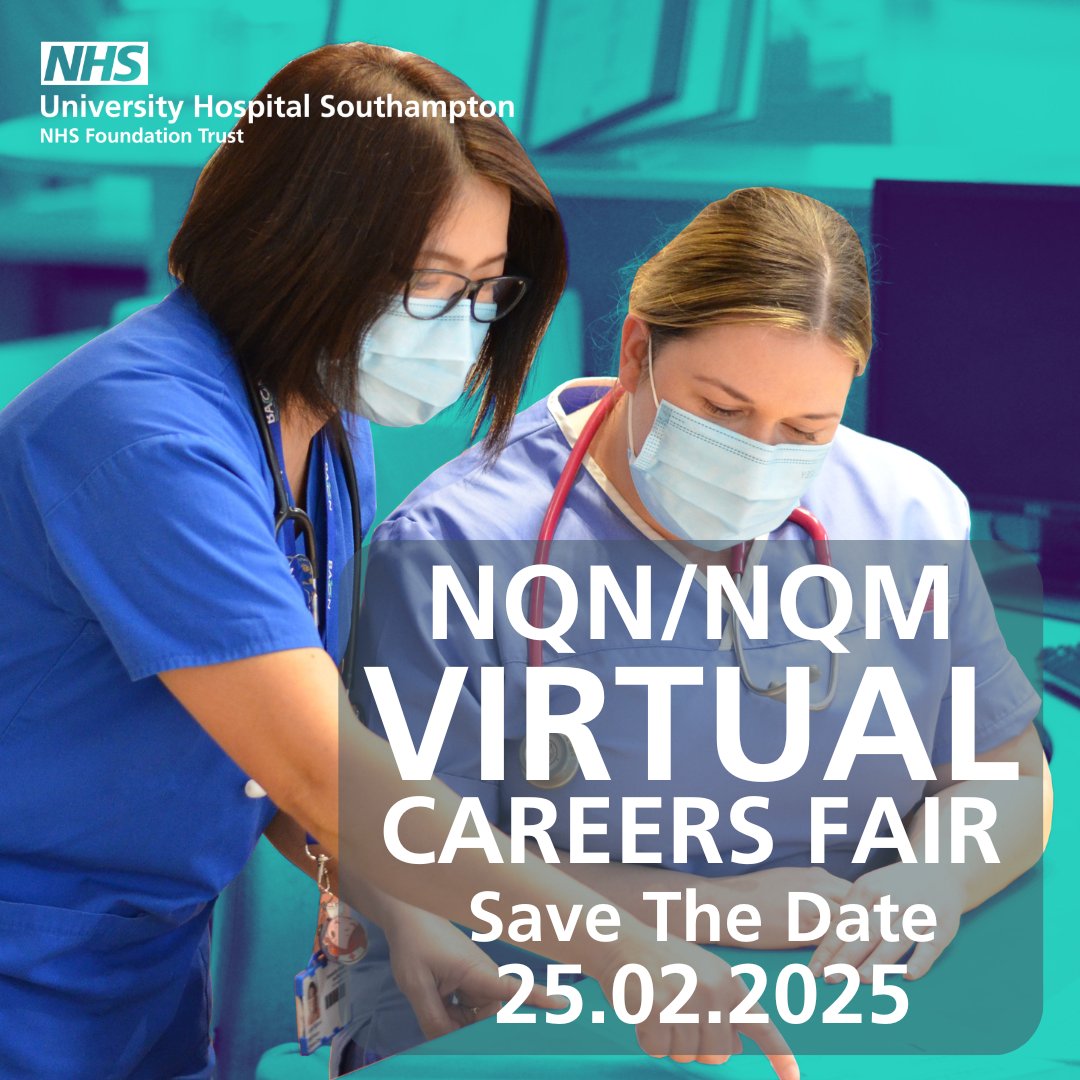 💡 Are you a Newly Qualified Nurse or Midwife?

🚀 Kickstart your career at our FREE virtual event on Feb 25 (9 AM - 2:30 PM)!

✅ Learn about our career pathways
✅ Get live advice from our team &amp; ask your questions!

📅 Register now!
🔗 bit.ly/3Ecbmhd

#WeAreUHS