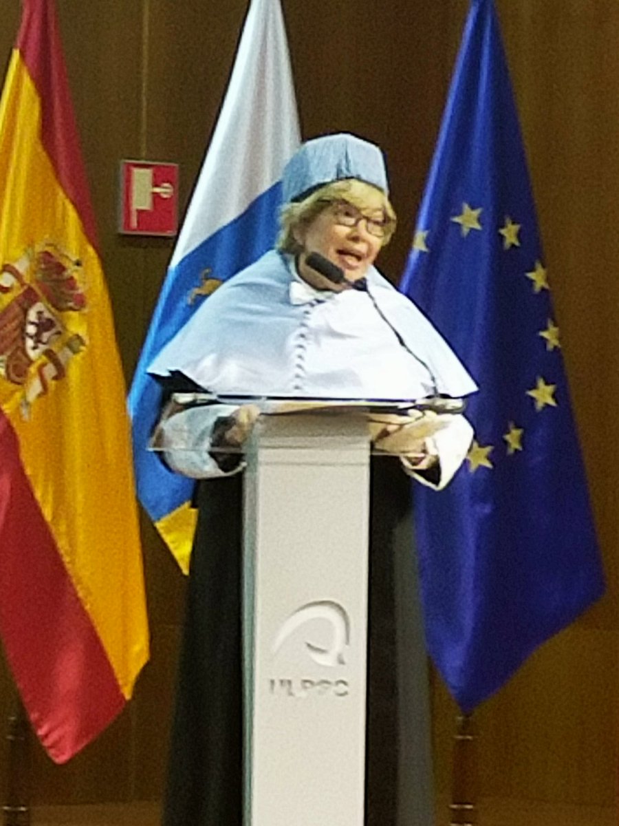 Acto de Investigación <a href="/ULPGC/">ULPGC</a>. Excelente y estimulante conferencia sobre arqueología en Canarias. Enhorabuena Dra. Rodríguez y su equipo. #orgulloULPGC