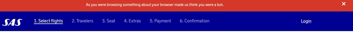 Samantha Harrington, MD, MSc (@samgharrington) on Twitter photo A very 2025 dilemma. Trying to book on <a href="/SAS/">SAS - Scandinavian Airlines</a> but the website keeps telling me I'm a bot on 4 different browsers. Only customer service agent available is a bot, which is telling me I'm a bot, can't book and doesn't understand my request.🤓 A very 2025 dilemma. Trying to book on <a href="/SAS/">SAS - Scandinavian Airlines</a> but the website keeps telling me I'm a bot on 4 different browsers. Only customer service agent available is a bot, which is telling me I'm a bot, can't book and doesn't understand my request.🤓