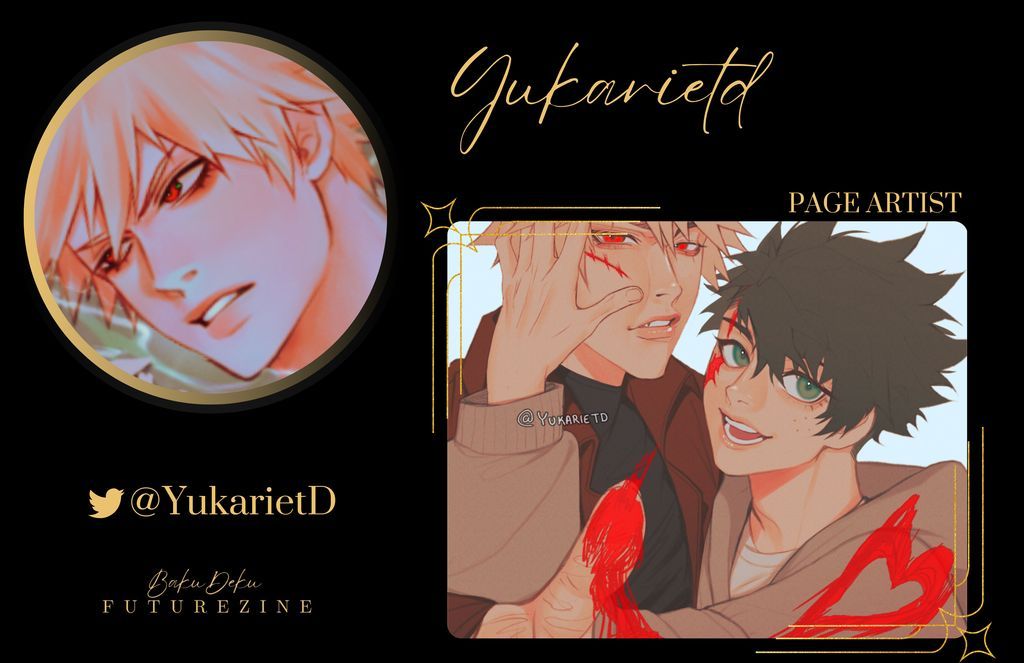 Future || POs Open! (@bkdkfuture) on Twitter photo ✨Future: Contributor Spotlight✨
Introducing <a href="/YukarietD/">✨Yuka Chan✨</a>! A page artist here to spread the season of love with our happy couple! ✨Future: Contributor Spotlight✨
Introducing <a href="/YukarietD/">✨Yuka Chan✨</a>! A page artist here to spread the season of love with our happy couple!