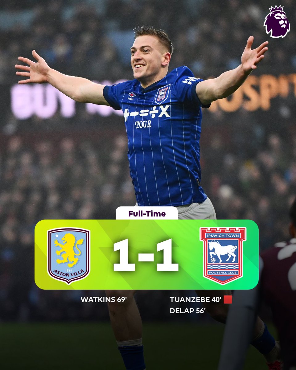 Dr_Solexiez's tweet photo. 10 Men Ipswich manage to grab a point at Villa Park
#PremierLeague #AVLPL https://t.co/W5OvmeD5vj