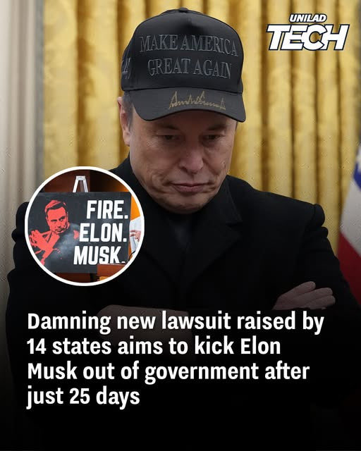 BREAKING:14 states sue to remove ⁦⁦<a href="/elonmusk/">Kekius Maximus</a>⁩ from our politics 🍾✅🇺🇸