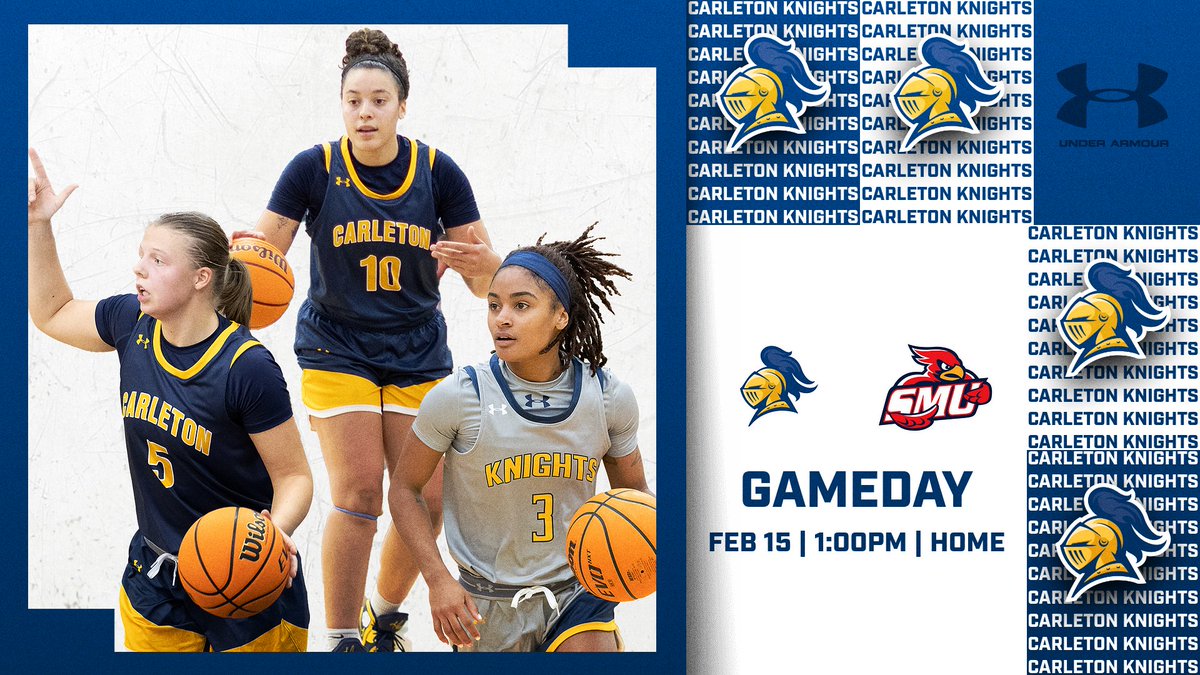 Today is Senior Day!

🆚 | Carleton vs. St. Mary's 
📍 | West Gym
⏰ | 1:00 PM

Live coverage: ow.ly/cZb250V0Jxv