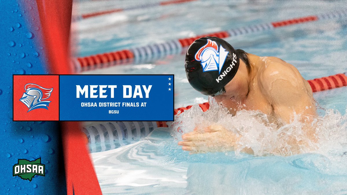 SFSAthletics's tweet photo. ‼️ MEET DAY ‼️

Good luck to all our Aqua Knights competing at today’s OHSAA NW District Meet! 

#GoKnights https://t.co/tHx9JOfGXh