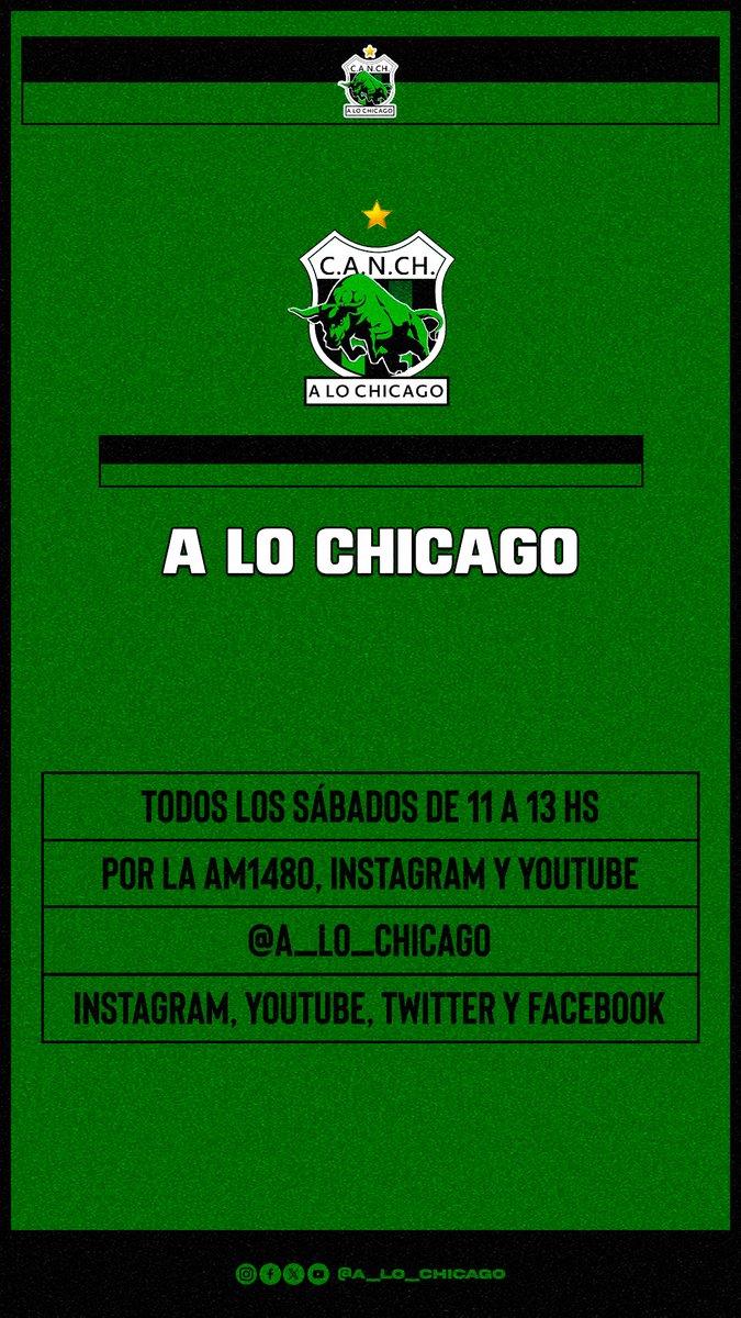 A_Lo_Chicago's tweet photo. #ALChicago / #Programa169
🔥 ARRANCÓ 𝗔 𝗟𝗢 𝗖𝗛𝗜𝗖𝗔𝗚𝗢
🎤 Súmate al programa desde Instagram y YouTube
•https://t.co/9vdjXB8ogD)
•También por YouTube (https://t.co/42sxByJigS)
💚🖤 https://t.co/pSdJBMdaZk