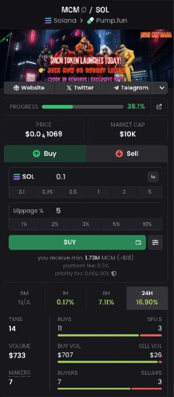 mememafia_og's tweet photo. 🚀 The Comeback Starts Now! 🚀

👉 Buy Now: https://t.co/RaOdZiRzMC

💥 New buys rolling in. The family is growing stronger by the minute!
🔥 Those who doubted will soon regret.
📈 Early buyers get the biggest rewards—don’t be late to the table.
The streets of Meme City never sleep. 🕶️
Join the family and make your move.

https://t.co/uynuZnoAgA

#Broccoli #cz_binance #memecoin #solana #PumpFunLaunch #Trumpcoin #Dogecoin #BNB 

@cz_binance @elonmusk @JoeParys @rovercrc @dogecoin @ShibainuCoin @crypto_banter @DeFi_Dad @pudgypenguins @pepecoineth @WatcherGuru @CoinMarketCap @Cointelegraph