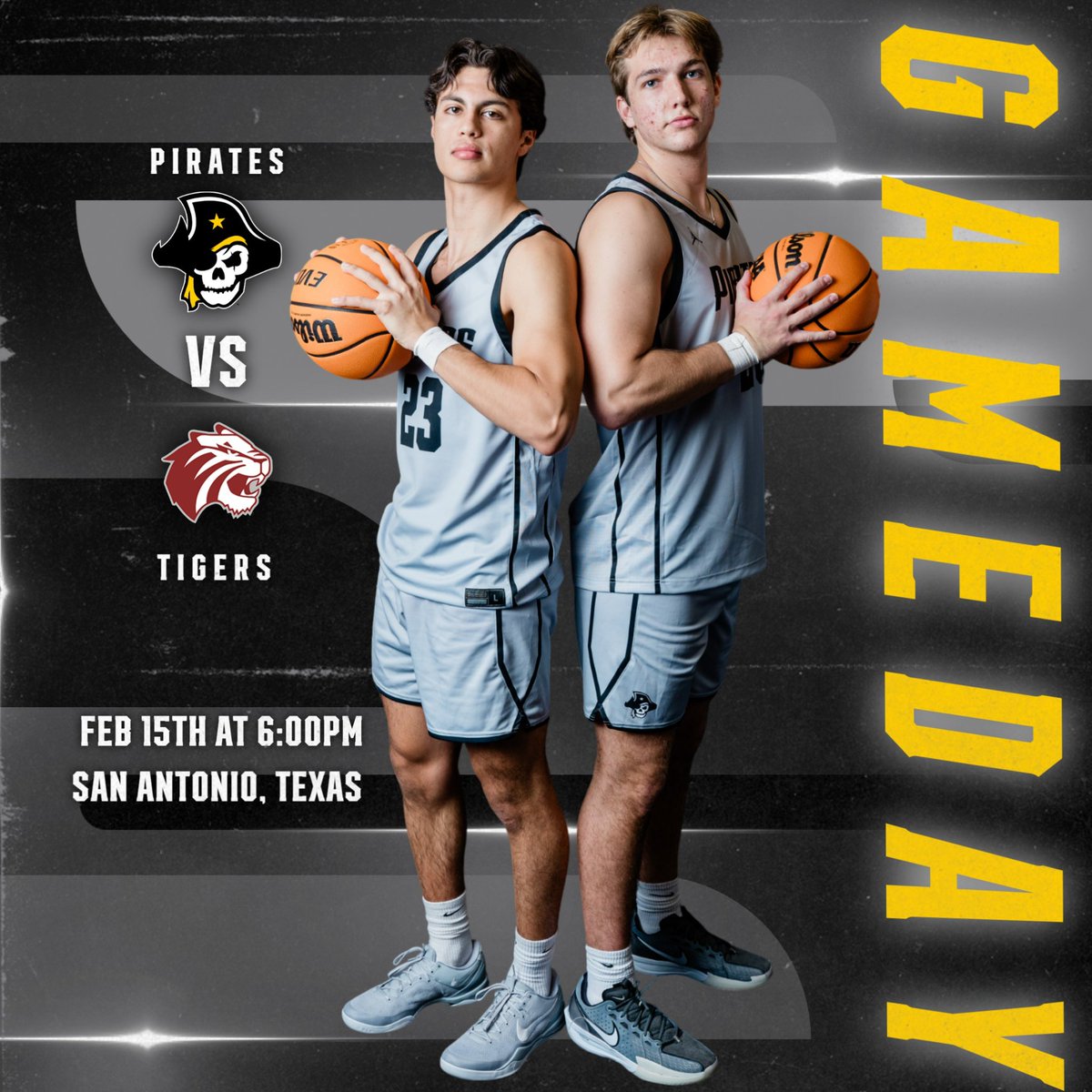 Southwestern Pirates (@supirates) on Twitter photo #GAMEDAY // <a href="/SUPiratesMBB/">Southwestern MBB</a>
π Trinity University
β° 6:00 PM
πSan Antonio, Texas
πΊπ southwesternpirates.com #GAMEDAY // <a href="/SUPiratesMBB/">Southwestern MBB</a>
π Trinity University
β° 6:00 PM
πSan Antonio, Texas
πΊπ southwesternpirates.com