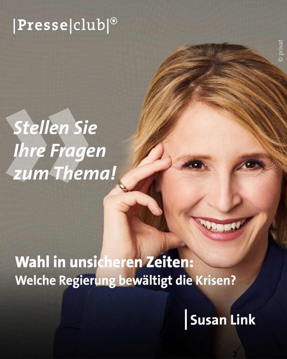 Welche Fragen haben Sie zu unserem Thema der Woche? Schreiben Sie uns hier! Vielleicht sprechen wir am Sonntag in der Sendung auch über Ihre Frage... #presseclub

🔽🔽🔽