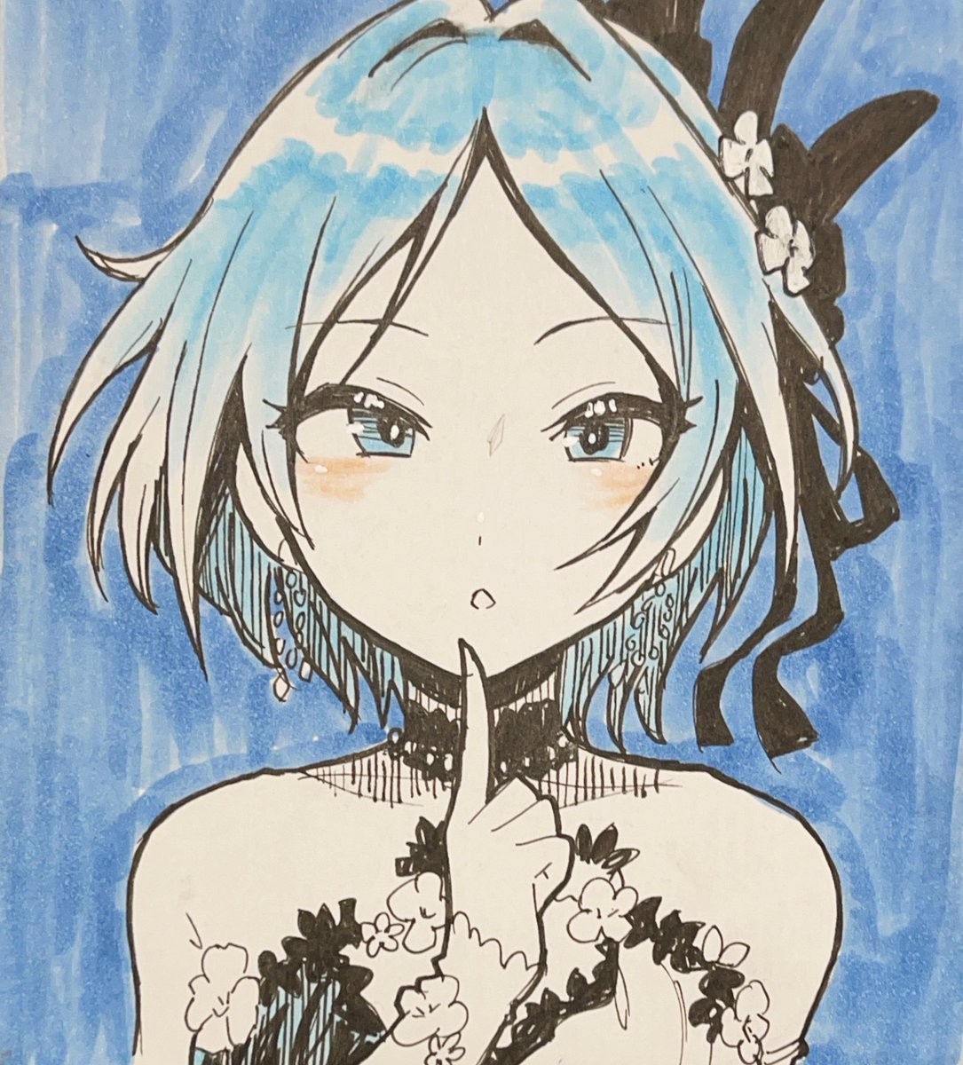 星輝子 「いま刺せって言われたので3人刺しますコレはお礼用です#シンステ 」|アキなゃんのイラスト