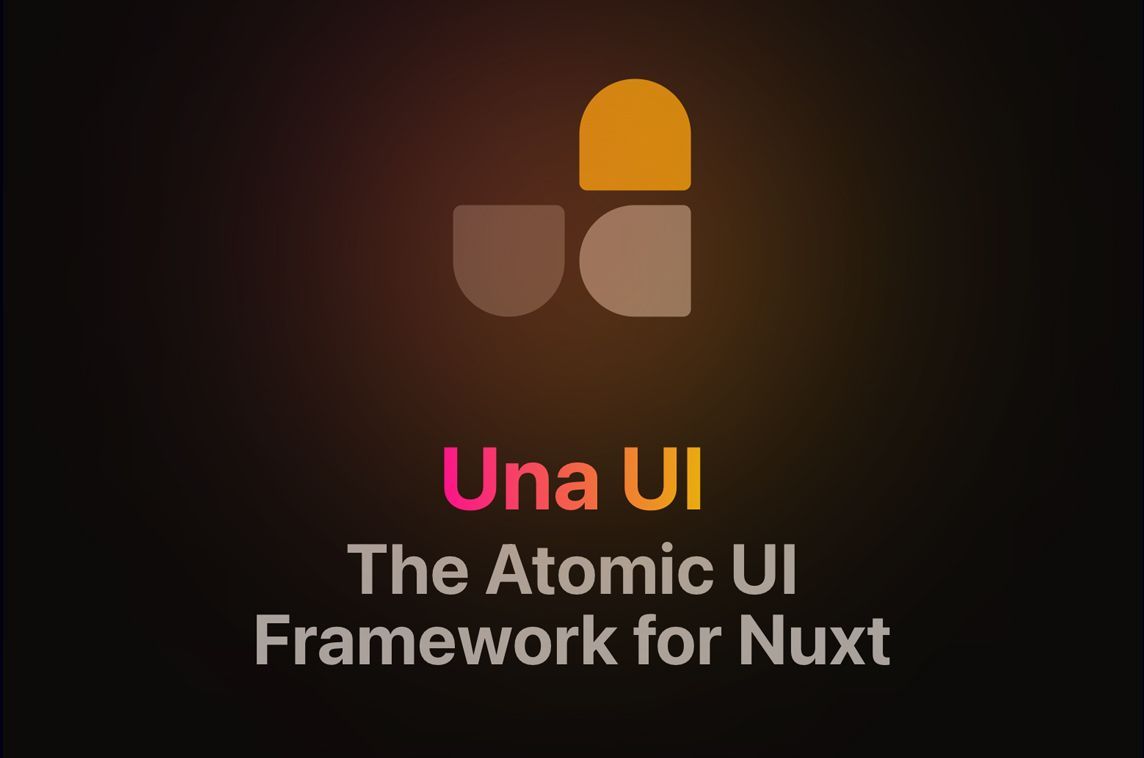 MadeWithVueJS's tweet image. Una UI is an atomic UI framework for Nuxt (currently still WIP), that helps you build lightweight web apps #madewithvuejs 📦️ - madewithvuejs.com/una-ui