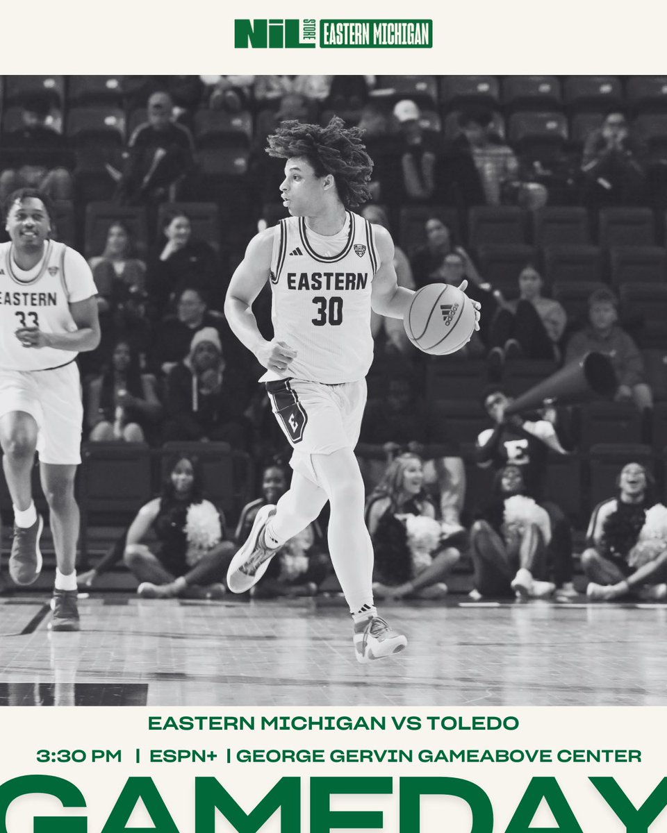 Eastern Michigan NIL Store (@nilstoreemu) on Twitter photo GAMEDAY‼️🏀
<a href="/chrisnewme_30/">Showtimechris</a> & <a href="/EMU_MBB/">Eastern Michigan Men's Basketball</a> are back in action at 3:30 against Toledo‼️
Shop: nil.store/eastern-michig…
#EMUEagles GAMEDAY‼️🏀
<a href="/chrisnewme_30/">Showtimechris</a> & <a href="/EMU_MBB/">Eastern Michigan Men's Basketball</a> are back in action at 3:30 against Toledo‼️
Shop: nil.store/eastern-michig…
#EMUEagles