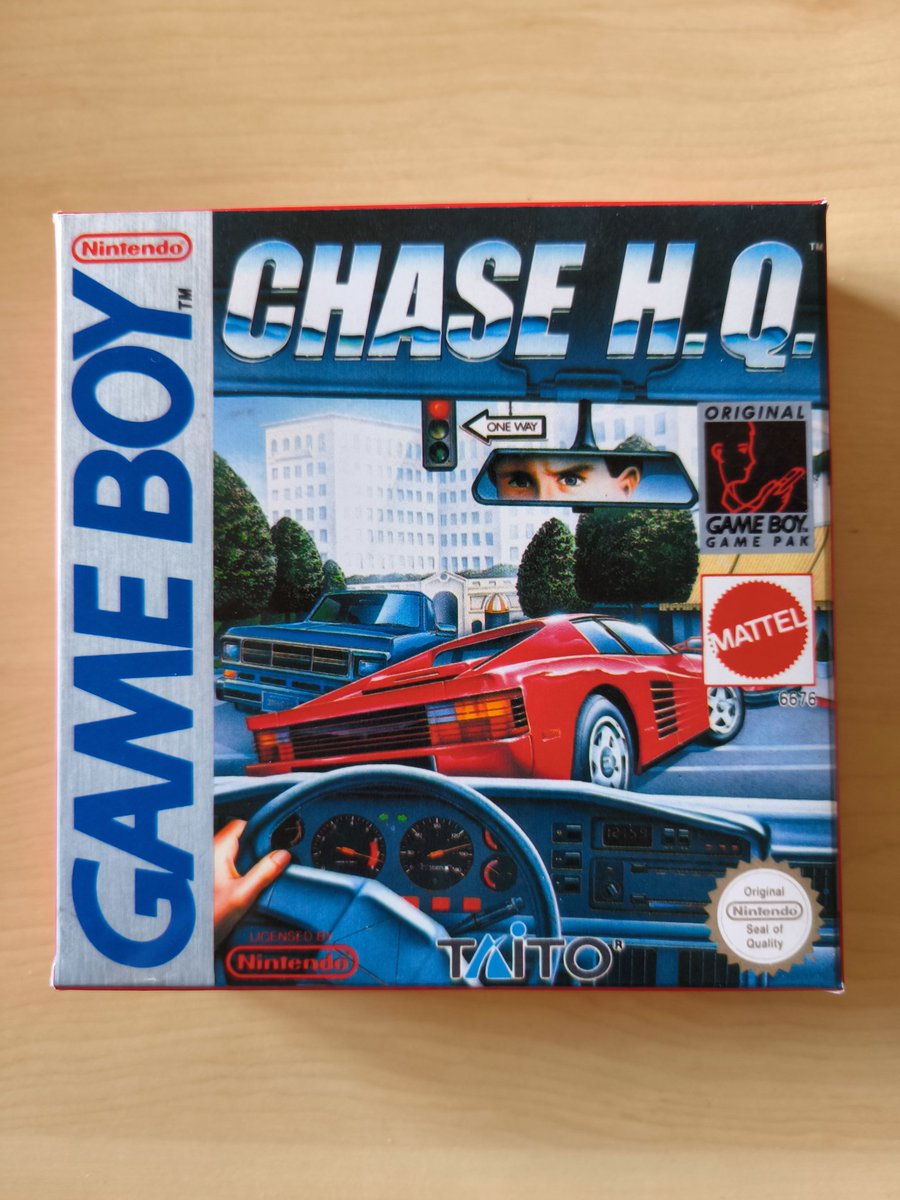 Meniacmedia's tweet image. Diamo il benvenuto a Chase H.Q. per Game Boy.
Adoriamo l&apos;arcade e quindi non abbiamo resistito nel possedere anche la versione &quot;baby&quot;, se pur mediocre come realizzazione.
La box è una riproduzione.

🚨🚨🚨

#chasehq #gameboy #arcade #retrogames #retrogame #retrogamingcollection