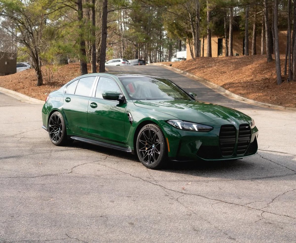 FlawlessSpec's tweet image. Individual Irish Green BMW M3 (G80)