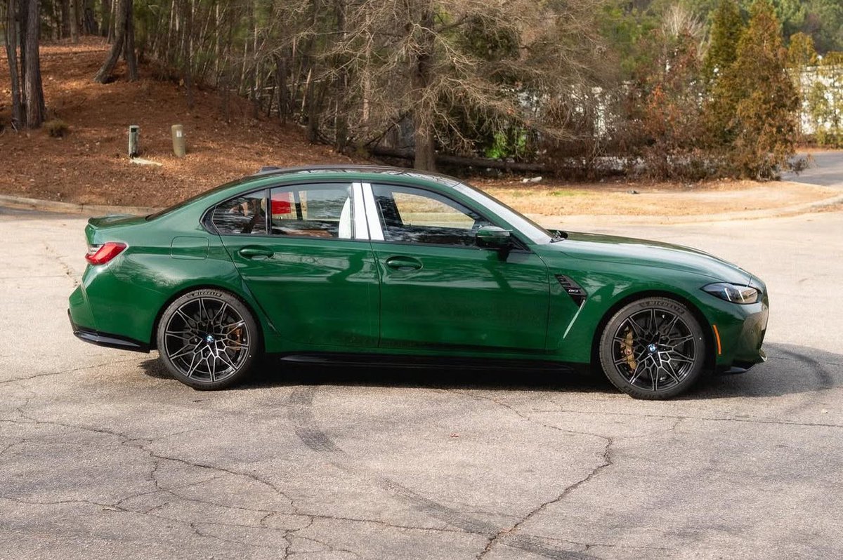 FlawlessSpec's tweet image. Individual Irish Green BMW M3 (G80)
