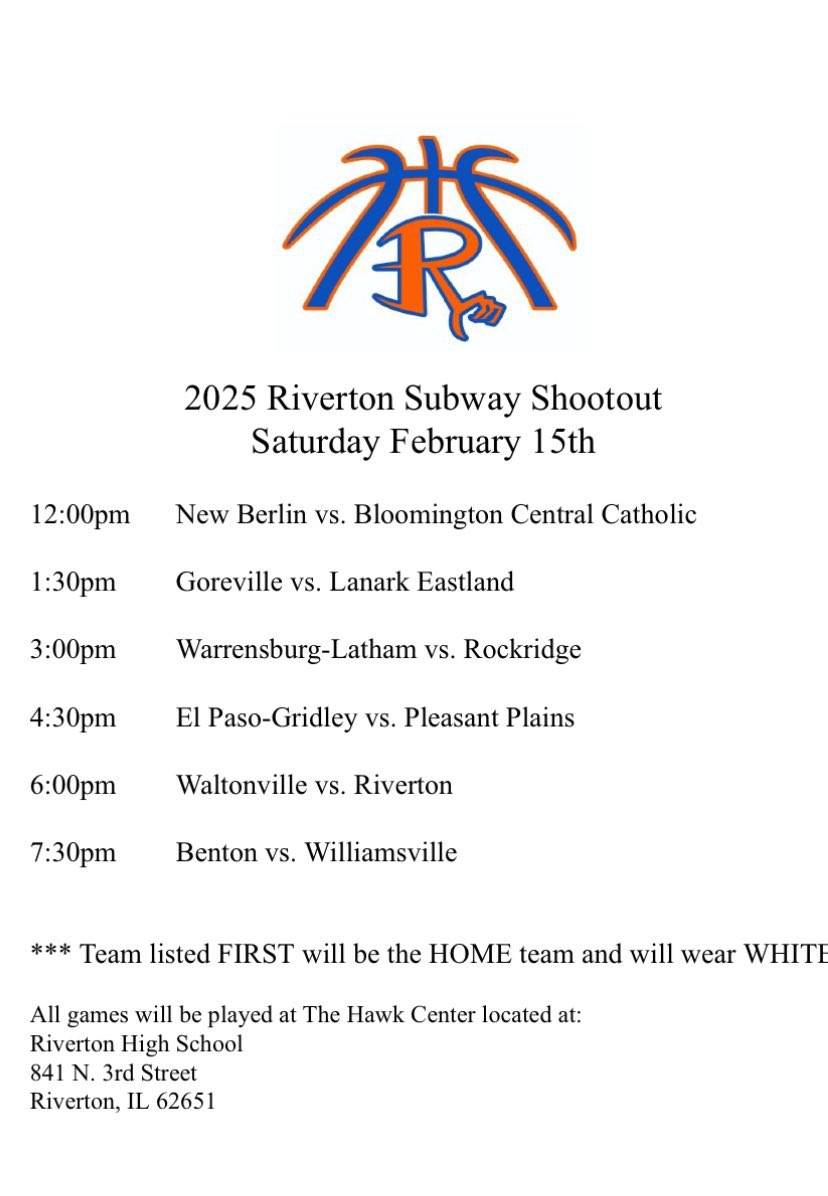 Matt Mead (@coachmead2) on Twitter photo Going to be a GREAT day of Hoops at The Hawk Center!
Huge thank you to all the workers, volunteers and officials who help make this Shootout one of the best! Going to be a GREAT day of Hoops at The Hawk Center!
Huge thank you to all the workers, volunteers and officials who help make this Shootout one of the best!