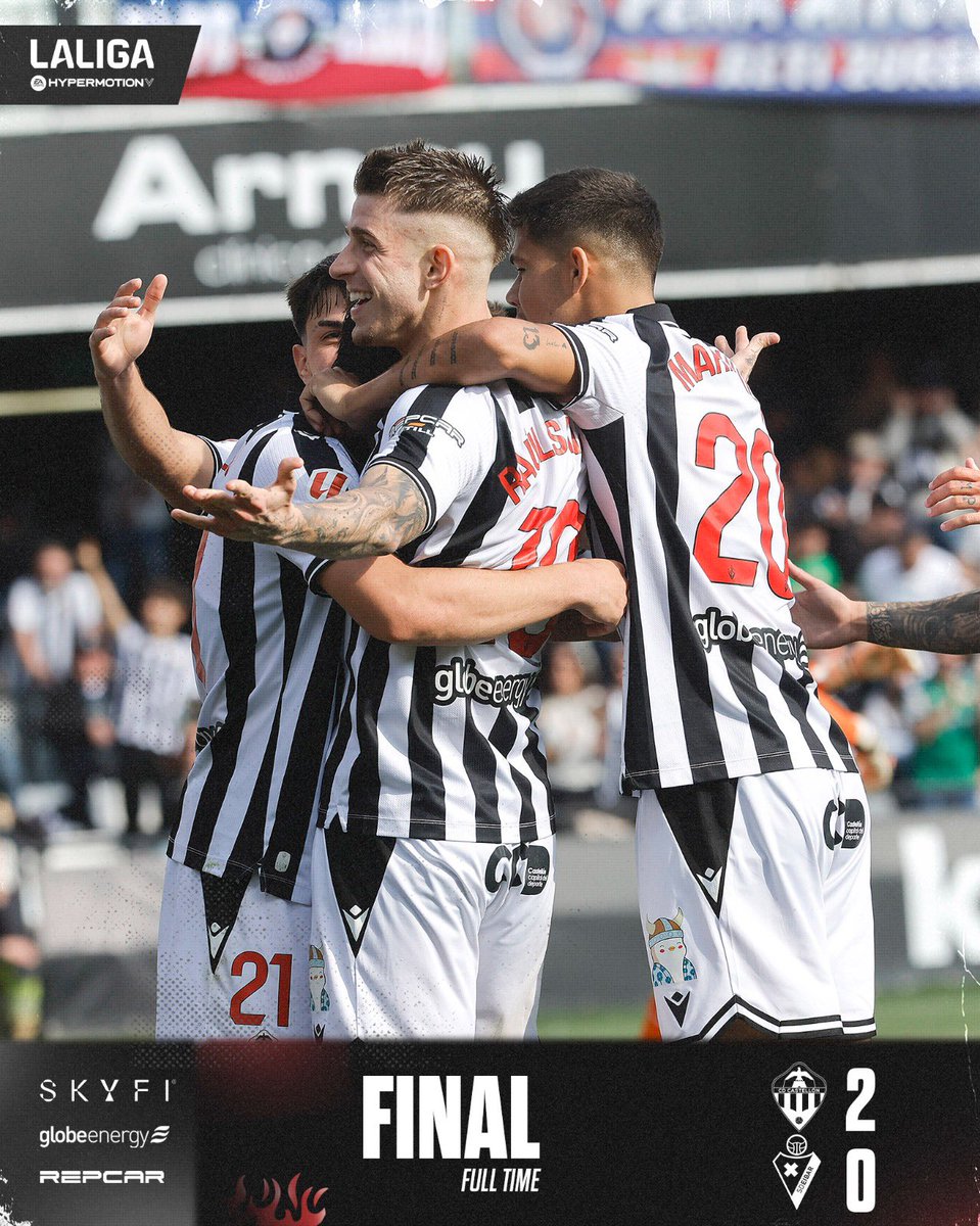 FINAAAL FINAAL FINAAL EN EL SKYFI CASTALIA (2-0)

GRAN PARTIDO DEL CASTELLÓN QUE SE LLEVA LA VICTORIA GRACIAS A LOS GOLES DE VAN DEN BELT Y RAÚL SÁNCHEZ 

¡GRACIAS POR EL APOYO, AFICIÓN!

#CastellónEibar
#PPO👂