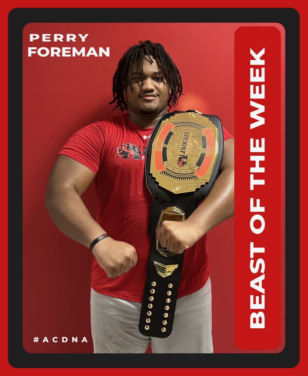Albright Football Beasts of the Week! 

A big shout-out to George Banks and Perry Foreman. Keep grinding!