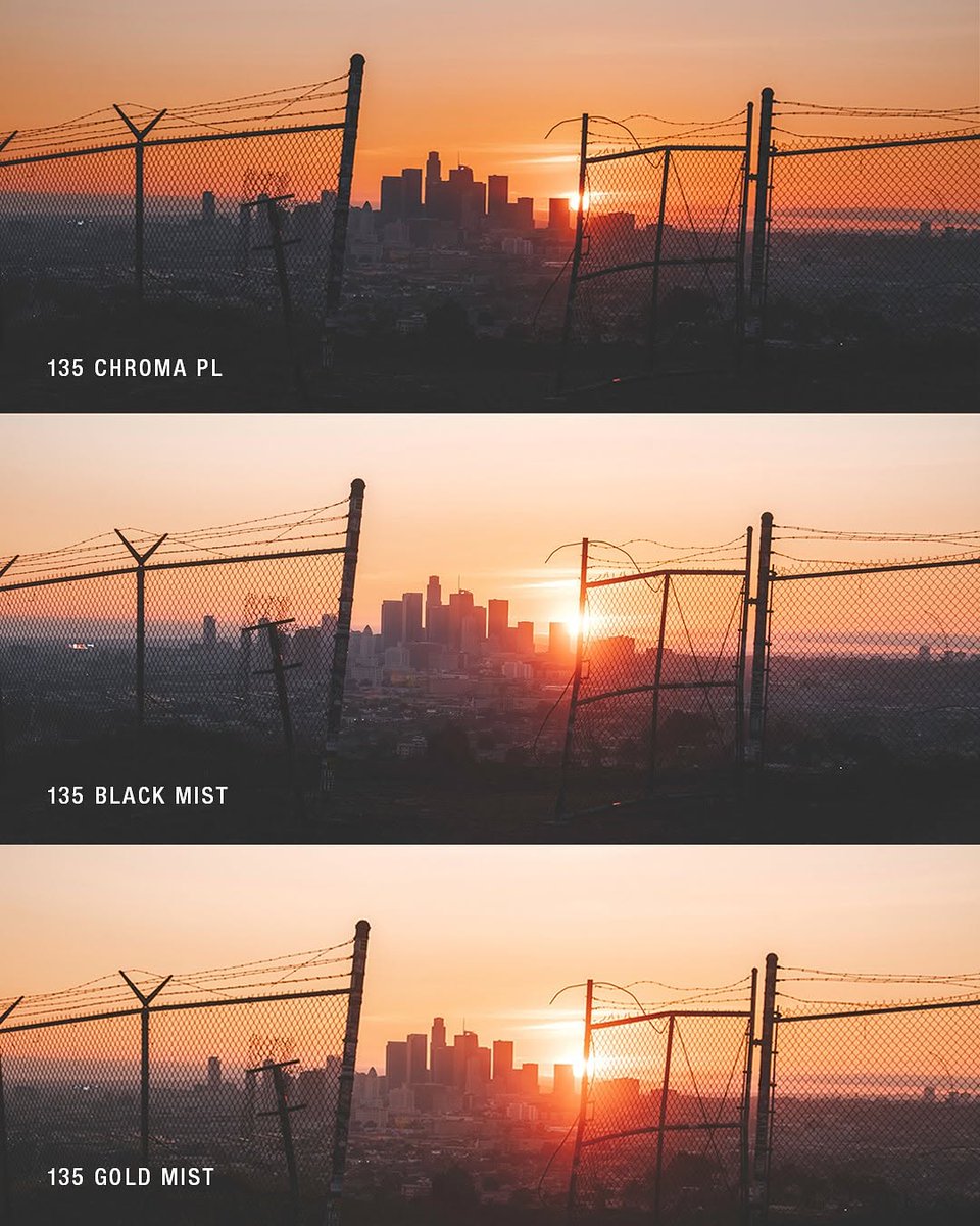 Three filter effects for 2025. Three unique looks. One timeless aesthetic.

Black Mist, Gold Mist, and Chrome PL — each brings its own magic to the frame.

Which one’s your go-to?