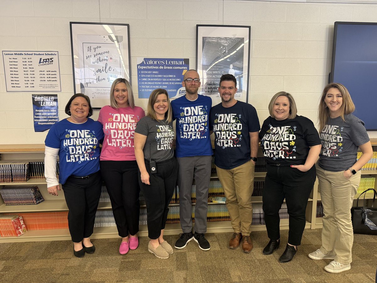 Celebrated 100 days of learning with these fabulous folks this week! Can you believe we’re in double digits for days left??