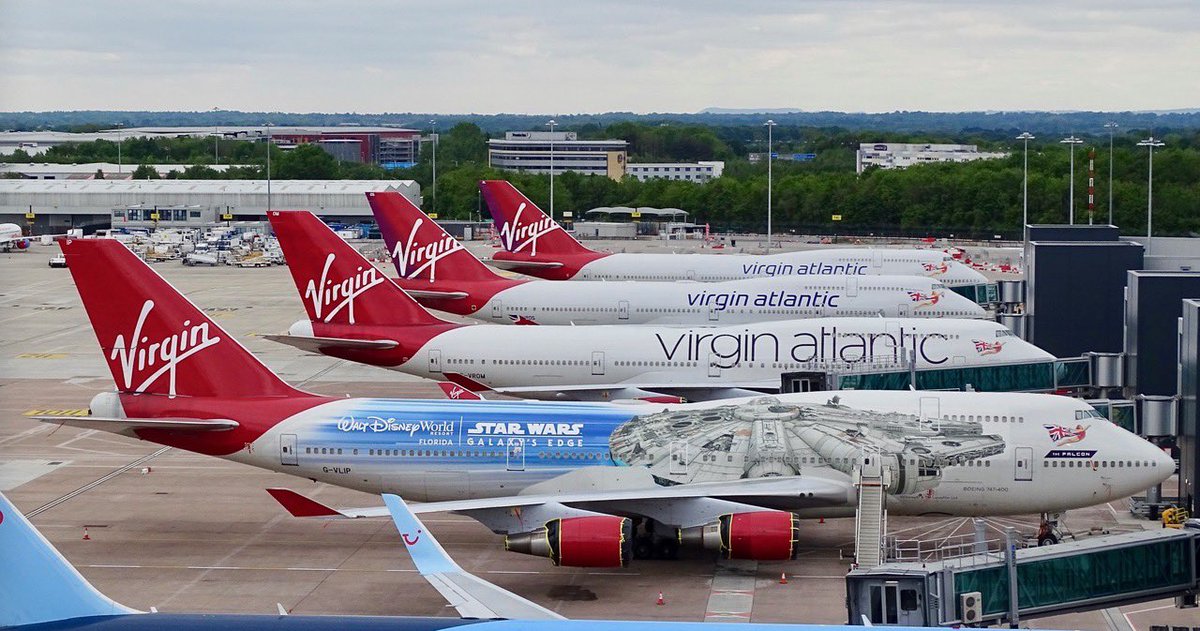 Paul Rowland (@ringwaypaul) on Twitter photo <a href="/manairport/">Manchester Airport</a> Hard to believe it’s nearly 5 years since Virgin retired their 747’s. <a href="/manairport/">Manchester Airport</a> Hard to believe it’s nearly 5 years since Virgin retired their 747’s.