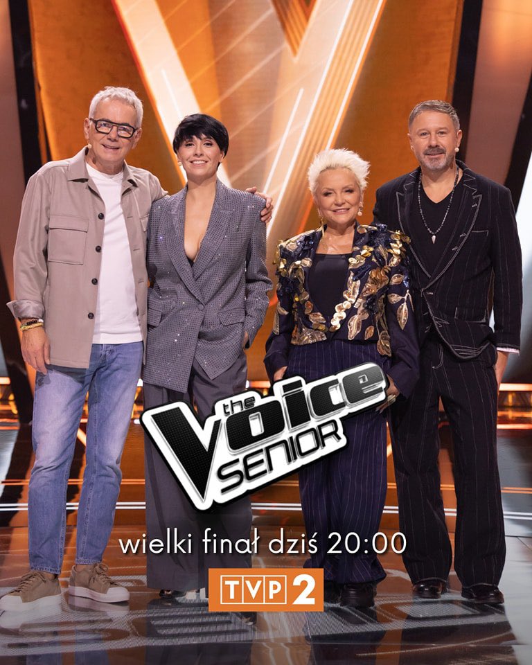 Czas rozstrzygnąć 6. edycję najbardziej rozśpiewanego muzycznego show dla dojrzałych wokalistów! 🎙️ Wielki finał #TheVoiceSenior już dziś od 20:00 w #TVP2 🧡