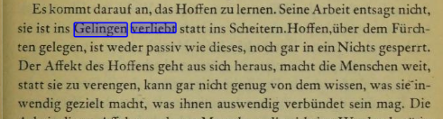 krieghofer's tweet photo. @josef_broukal LH Kaiser hat folgende Sätze von Ernst Bloch paraphrasiert:
„Es kommt darauf an, das Hoffen zu lernen. Seine Arbeit entsagt nicht, sie ist ins Gelingen verliebt statt ins Scheitern.“
Ernst Bloch: "Das Prinzip Hoffnung". Suhrkamp (1959) 1985 stw 554, S. 1
https://t.co/HtuCp6z3WG https://t.co/z3Rriul3Gc
