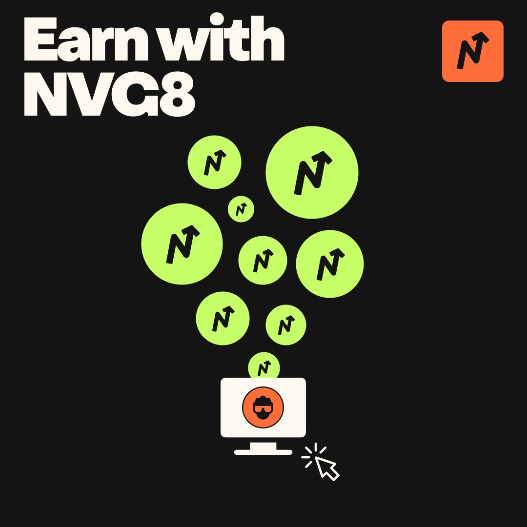 Big Tech cashes in on every search and click you make. Enough is enough so we're turning the tables. 

NVG8 turns your online activity into REAL rewards. 💡

Built on @Base.