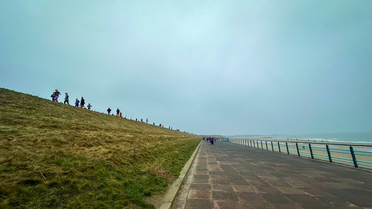 A few photos from this morning’s parkrun at <a href="/WhitBayparkrun/">Whitley Bay parkrun</a> ⛱️

A bit cold/drizzly, a few uphills but I actually didn’t mind that! The beach/sea view must’ve distracted me 😂

First event back for them since October.   Everyone was so excited to have it back 🥹 <a href="/parkrunUK/">parkrun UK</a>