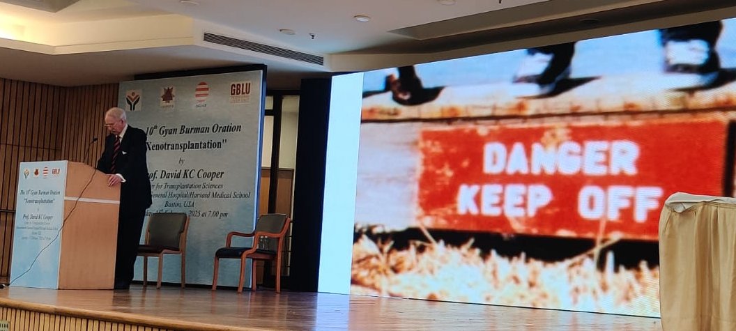 🧬 Addressing Safety in Xenotransplantation!

Prof. David KC Cooper humorously recounts his time on the safety committee, discussing common fears about pig-to-human infection risks at the 10th Gyan Burman Oration. He assures that pigs for xenotransplantation will be bred in