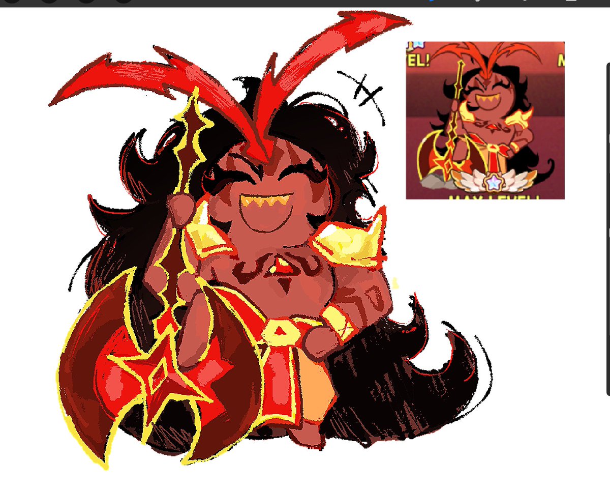 squishvampire's tweet photo. lazy pen test warmup #burningspicecookie #cookierunfanart https://t.co/qT5i2m00Ax
