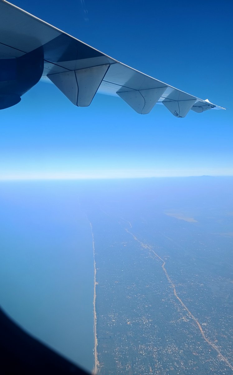 A moment framed... leaving the mainland!