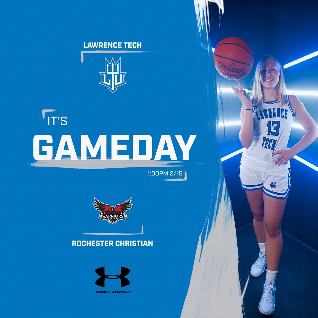 🔵 GAME DAY 🔵
🆚 Rochester Christian University 
📍Don Ridler Field House 
🔗 ltuathletics.com/watch/?Archive…