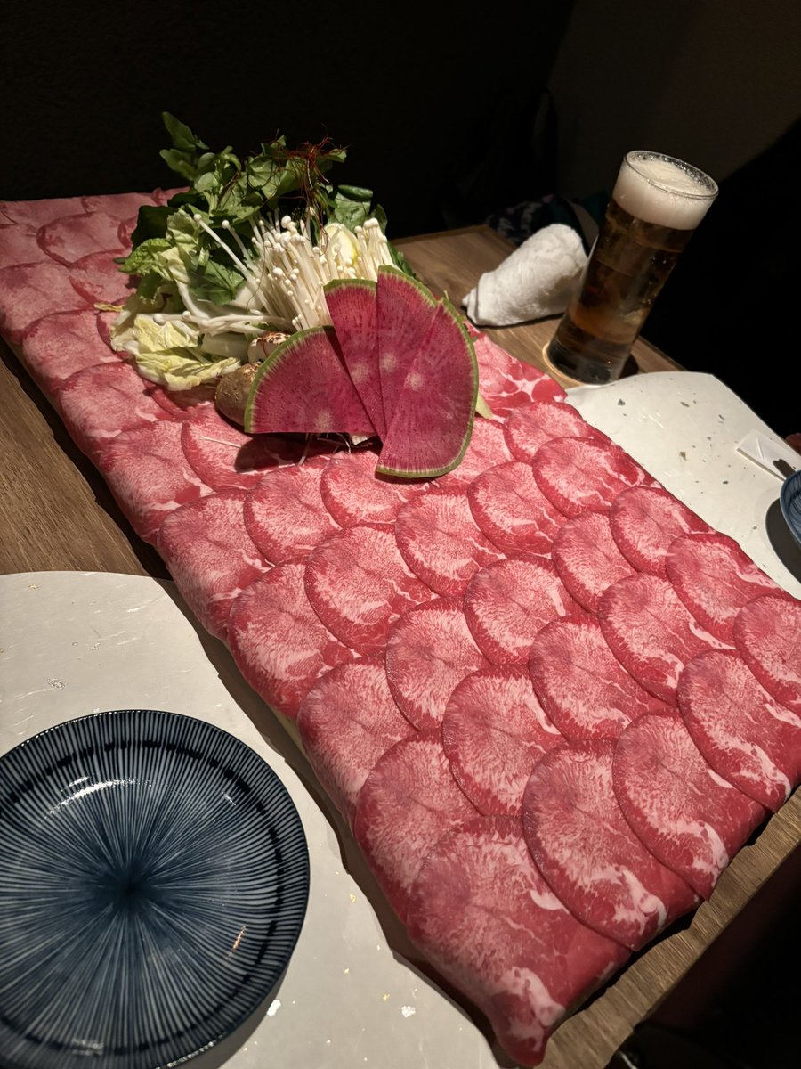 今日も同伴ありがとう〜〜！！
人生初タンしゃぶ！美味しすぎた❤️‍🔥❤️‍🔥