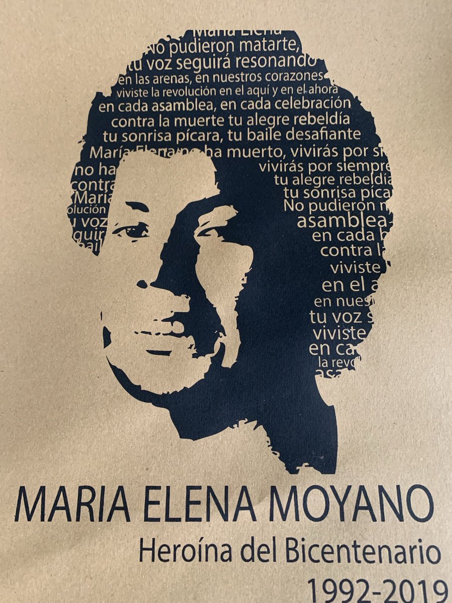 #UndiacomoHoy hace 33 años fue asesinada María Elena Moyano la dirigenta afroperuana popular de izquierda, cercana al feminismo más emblemática del Siglo XX en America Latina Arte: Miyagui ⁦<a href="/CMPFloraTristan/">Flora Tristán 🇵🇪 #NoMásViolencia</a>⁩ ⁦⁦⁩ ⁦⁦<a href="/larepublica_pe/">La República</a>⁩ ⁦<a href="/Caretas/">Revista Caretas</a>⁩