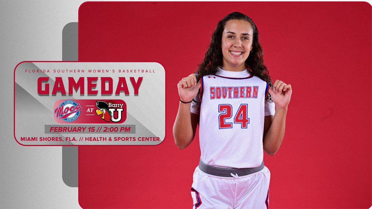 Florida Southern Mocs (@fsc_mocs) on Twitter photo GAMEDAY!!!
<a href="/FSC_WBB/">FSC Women's Basketball</a> hits the road heading south as they travel to face the Bucs!
#LetsGoMocs
๐ Barry
๐ Miami Shores, Fla. | Health & Sports Center
๐ 2:00 PM
๐/๐บ fscmocs.com/gameday
๐ธ #24 Lily Pereira GAMEDAY!!!
<a href="/FSC_WBB/">FSC Women's Basketball</a> hits the road heading south as they travel to face the Bucs!
#LetsGoMocs
๐ Barry
๐ Miami Shores, Fla. | Health & Sports Center
๐ 2:00 PM
๐/๐บ fscmocs.com/gameday
๐ธ #24 Lily Pereira