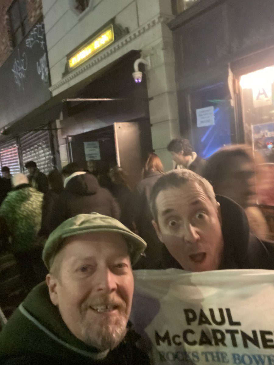 Jon Regen (@jonregen) on Twitter photo An outrageous end to Valentine's Day, with a last-minute invite to see <a href="/PaulMcCartney/">Paul McCartney</a> rock the <a href="/boweryballroom/">Bowery Ballroom</a>. No phones/cameras allowed but for the 500 of us in attendance (including my keyboard comrade <a href="/jeffkazee/">Jeff Kazee</a>), it was a night we won't ever forget. Thank you, <a href="/WixWickens/">Paul Wickens</a>. An outrageous end to Valentine's Day, with a last-minute invite to see <a href="/PaulMcCartney/">Paul McCartney</a> rock the <a href="/boweryballroom/">Bowery Ballroom</a>. No phones/cameras allowed but for the 500 of us in attendance (including my keyboard comrade <a href="/jeffkazee/">Jeff Kazee</a>), it was a night we won't ever forget. Thank you, <a href="/WixWickens/">Paul Wickens</a>.