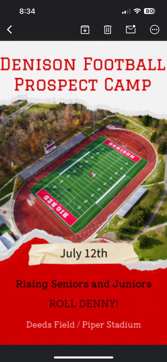Dez (@dezs2026) on Twitter photo Thank you <a href="/CoachKJarrett/">Kaleb Jarrett</a> and <a href="/DUFootball/">Denison Football</a> for the invitation to your prospect camp. I appreciate the
Recognition🤞🏾
<a href="/GoddardRocketFB/">Goddard Rocket Football</a> <a href="/CoachBolanos/">Arturo Bolaños</a> <a href="/CoachManzanares/">Coach Manz</a> <a href="/coachm_payne/">Manuel Payne</a> Thank you <a href="/CoachKJarrett/">Kaleb Jarrett</a> and <a href="/DUFootball/">Denison Football</a> for the invitation to your prospect camp. I appreciate the
Recognition🤞🏾
<a href="/GoddardRocketFB/">Goddard Rocket Football</a> <a href="/CoachBolanos/">Arturo Bolaños</a> <a href="/CoachManzanares/">Coach Manz</a> <a href="/coachm_payne/">Manuel Payne</a>