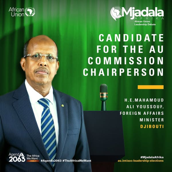 Congratulations to 𝐇.𝐄. 𝐌𝐚𝐡𝐚𝐦𝐨𝐮𝐝 𝐀𝐥𝐢 𝐘𝐨𝐮𝐬𝐬𝐨𝐮𝐟 of #Djibouti  the  new <a href="/AfricanUnion/">The African Union</a>   Commission Chairperson, elected today 15/02/2025 at Addis Ababa during  the #38th_Ordinary_Session of the Assembly of the #AU.