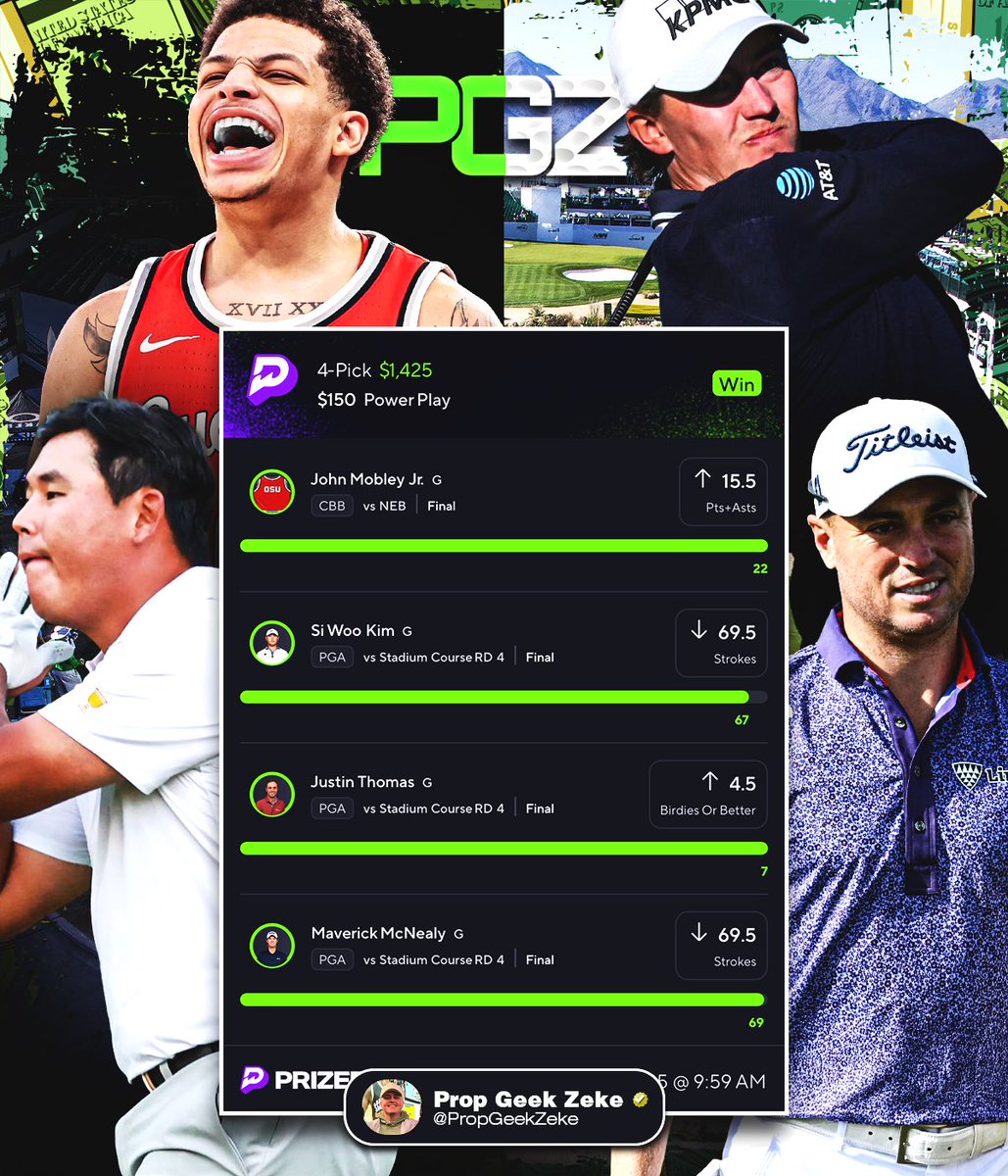 PropGeekZeke's tweet image. $100 to someone who LIKES❤️⬇️

the 4 peat 👑

4 STRAIGHT✅✅✅✅

dubclub.win/r/PropGeekZeke/