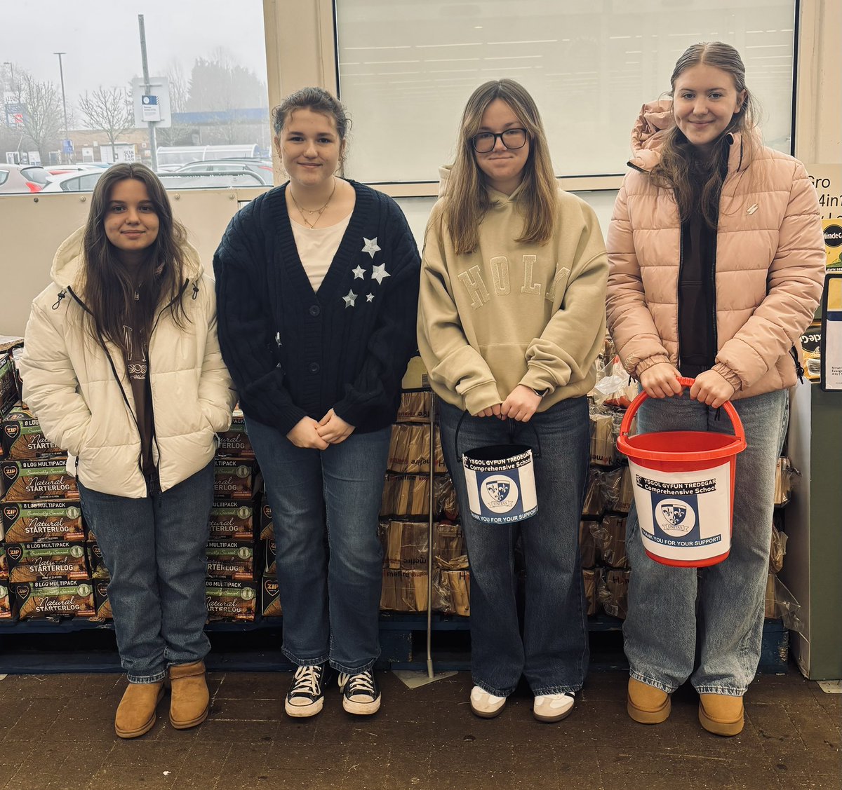Members of the prom committee were fundraising this morning at Tesco, Ebbw Vale. A fantastic morning was had and lots raised. Thank you to <a href="/Tesco/">Tesco</a> for giving us the opportunity and thank you to all of the Ebbw Vale store shoppers for their very generous donations. <a href="/YGTredegarCS/">Ysgol Gyfun Tredegar</a>