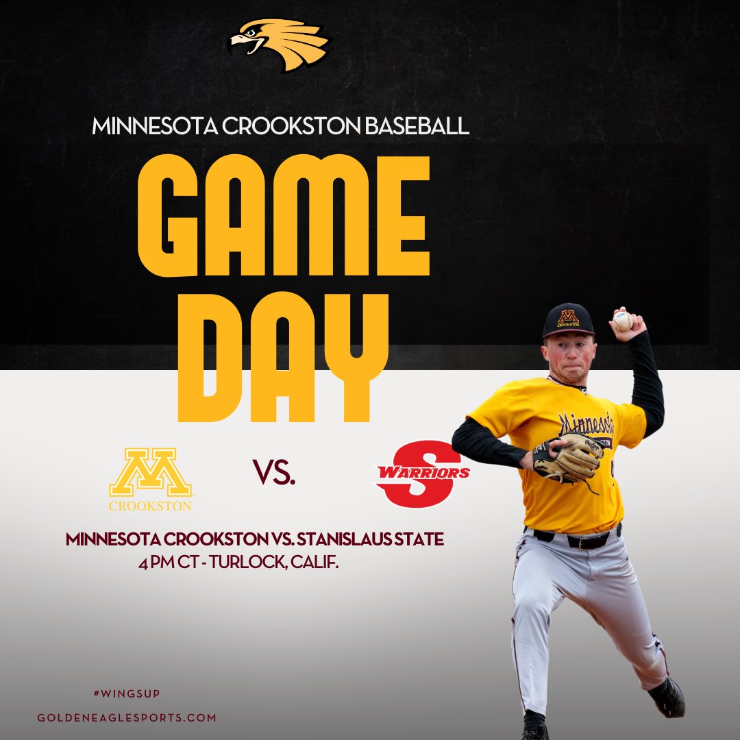 The <a href="/UMCBaseball/">UMC Baseball</a> team is set for opening day after yesterday’s postponement 

🆚Stanislaus State
🕰️4 p.m. C.T.
📍Warrior Baseball Field, Turlock, Calif.
📈warriorathletics.com/sidearmstats/b…
📺💲flocollege.com/signup?redirec…
📻bluechipbroadcasting.com

#WingsUp