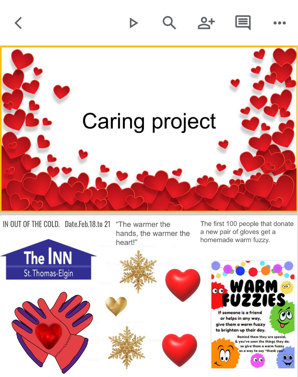 My grade 2 students <a href="/SDStampeders/">South Dorchester PS</a> have started their “Caring Project”! Please help us give away Warm Fuzzies”. #TheWarmerTheHandsTheWarmerTheHeart