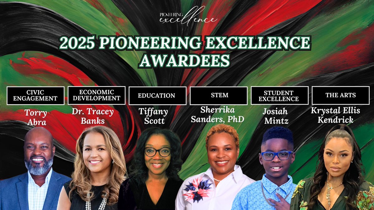 Teaching and serving the community has brought me great joy. I look forward to celebrating with all of the honorees. #BlackHistoryMonth ❤️🖤💚