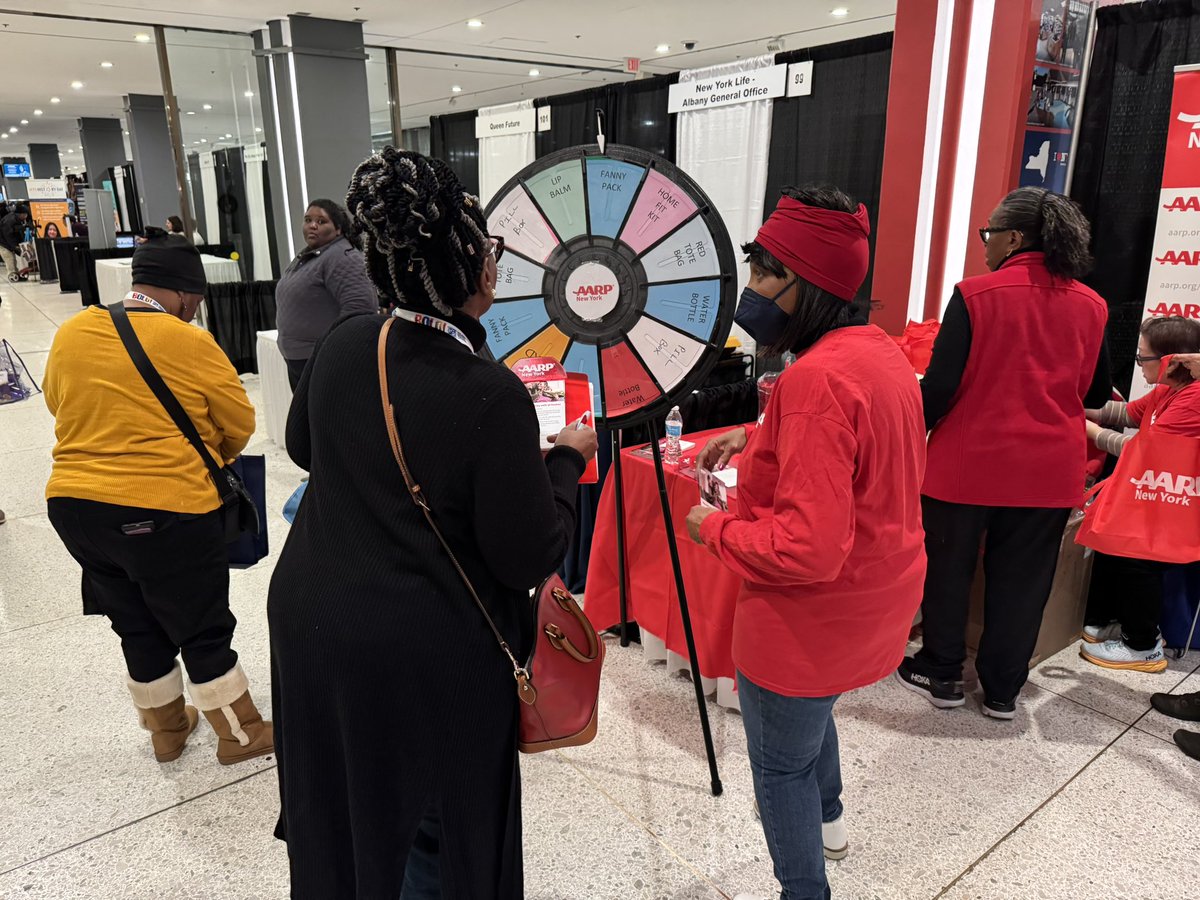 Stop by the #AARPNY Booth 95 and 97 @BPHAcaucus this weekend to meet our staff and volunteers - plus learn more about what we're doing to make NYS a better place for New Yorkers age 50+ nysabprlinc.org/conference #caucus2025 #caucusweekend