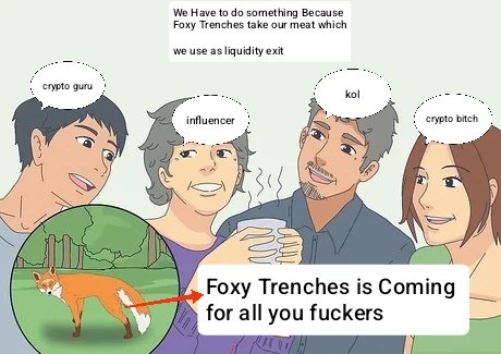 foxytrenches's tweet photo. @foxytrenches Gone use All this Fake Fucker As an Liquidity exit 🤣 

Bro a part of Foxy Trenches And Join the Movement 

Join the free group 👇
https://t.co/8T3DcVy03O https://t.co/mnjB7gSDWl