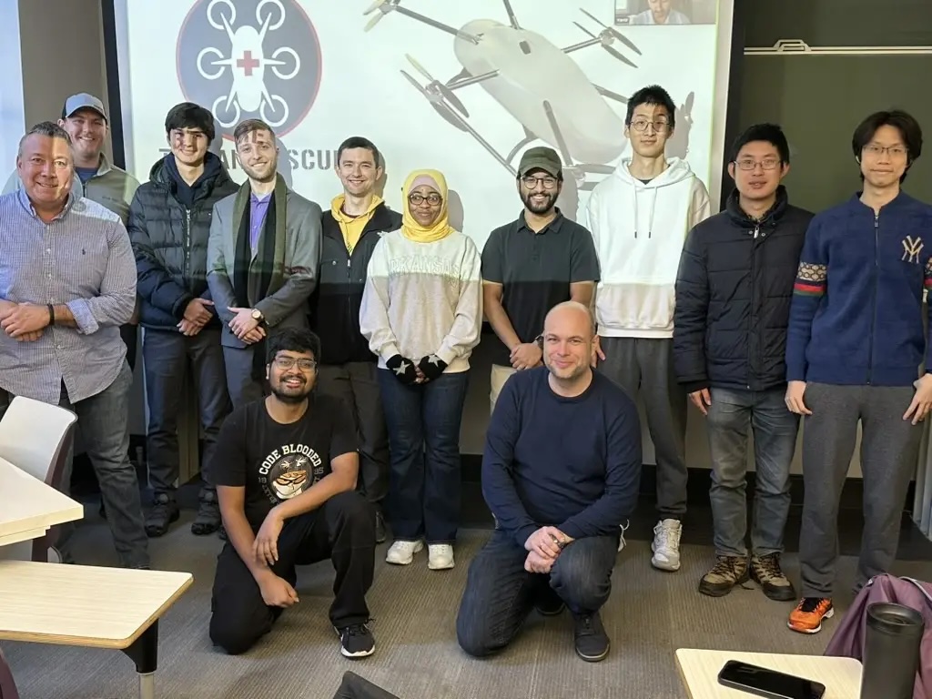 CMU's AirLab team is reaching new heights. 👏

An aerial rescue vehicle developed at <a href="/AirLabCMU/">AirLab</a> will advance to the next stage of the GoAERO Competition.

The Tartan Air Rescue team was named a Stage 1 winner of the competition.

➡️ cmu.is/AirLab