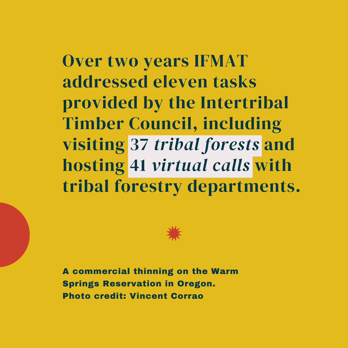 Intertribal_TC's tweet image. 🌲✨The Indian Forest Management Assessment Team toured 37 tribal forests, including meeting with the Confederated Tribes of the Warm Springs in Nov 2021. Read the full IFMAT IV report: online.flippingbook.com/view/719646412/
#Indianforests #IFMATIV